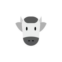 vector del zodiaco de la vaca para la presentación del icono del símbolo del sitio web