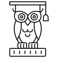 Owl which can easily edit or modify vector