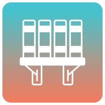 estantería que puede editar o modificar fácilmente vector