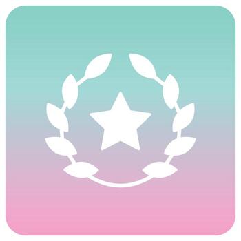 corona de laurel que puede editar o modificar fácilmente vector