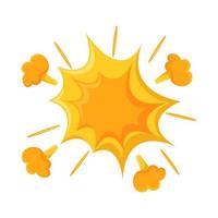 explode effect icon vector