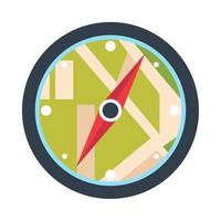travel compass icon vector