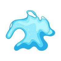 H2O splash flat vector