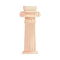 antique column greek culture vector