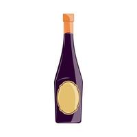 icono de vector de botella de vino