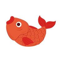 koi fish icon vector