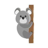 cute koala cartoon vector