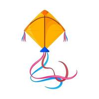 kite icon isolated vector