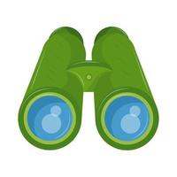 binoculars icon isolated vector