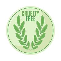 cruelty free badge vector