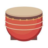 chinese drum instrument vector