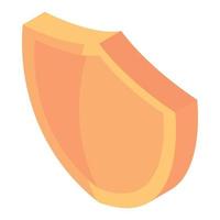 isometric shield protection vector