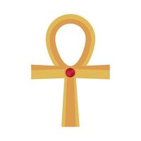 ankh Egyptian icon vector