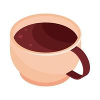 isometric coffee cup vector