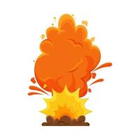 explosion burst icon vector