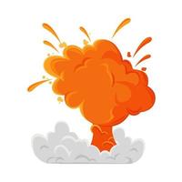 cloud and explosion vector