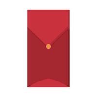 red envelope icon vector