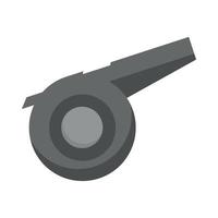 referee whistle icon vector