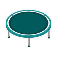 trampoline playground icon vector