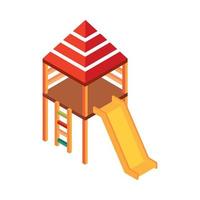 slide with ladders vector