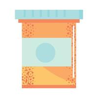 medicine container icon vector