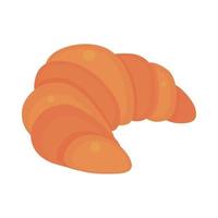 icono de pan croissant vector