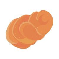 bread braid icon vector