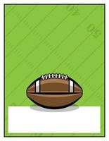 American Football Flyer Template Illustration vector