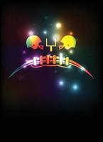 Glowing American Football Icon Background Illustration vector