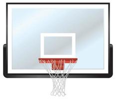 Basketball Rim and Backboard vector