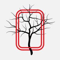 branch tree logo vector