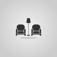 chair interior logo vector