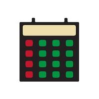 calendar icon design vector