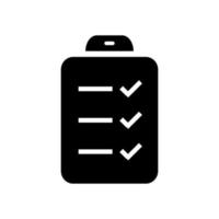 checklist icon design vector template