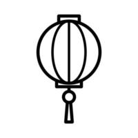 chinese lanterns icon design vector template