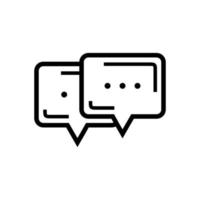 chat bubble icon design vector template