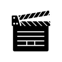 clapper icon design vector template