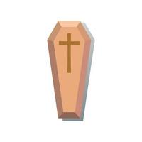 coffin icon vector illustration design