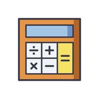 calculator icon design vector template