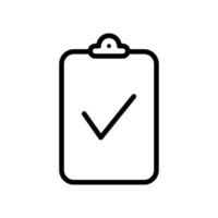 checklist icon design vector template