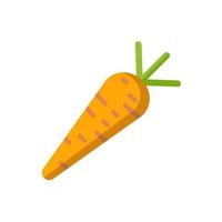 plantilla de vector de diseño de icono de zanahoria