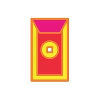 chinese new year envelope icon design vector
