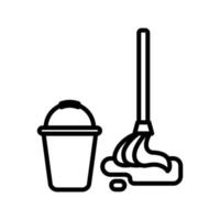 cleaning service equipment icon vector illustration design