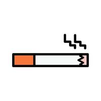 plantilla de vector de diseño de icono de cigarrillo