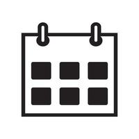 calendar icon design vector