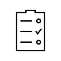 checklist icon design vector template