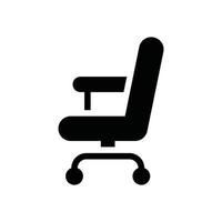 Chair Vector Icon Solid EPS 10 file