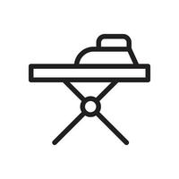 Iron Table Vector Icon Line EPS 10 file