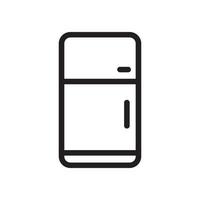 Fridge Vector Icon Line EPS 10 file