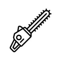 chainsaw icon design vector template